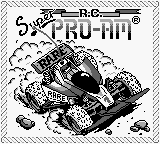 Super R.C. Pro-Am title screen for GameBoy